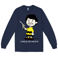 Navy charlie brownson Long Sleeve Tee - StudioElite