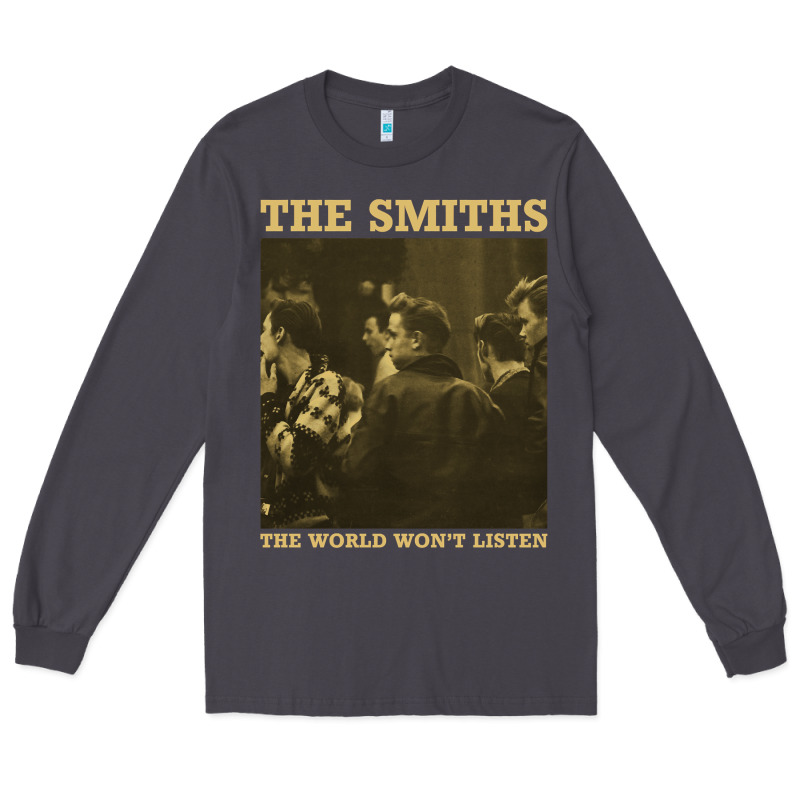 The Smiths The World Won't Listen Gift Men Women Long Sleeve Tee by StudioElite | Teevron