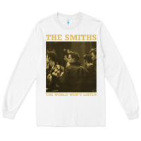 White the smiths the world won't listen gift men women Long Sleeve Tee - StudioElite