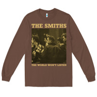 Chestnut the smiths the world won't listen gift men women Long Sleeve Tee - StudioElite