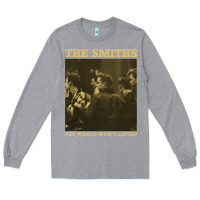 Heather Grey the smiths the world won't listen gift men women Long Sleeve Tee - StudioElite