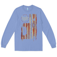 Colony Blue lamb of god, pure american metal flag Long Sleeve Tee - StudioElite