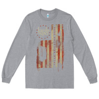 Heather Grey lamb of god, pure american metal flag Long Sleeve Tee - StudioElite
