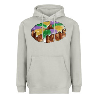Moon Dust Mardi gras king cake Heavyweight Hoodie - RanaPortraitStore