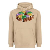 Mardi Gras King Cake Heavyweight Hoodie | Teevron