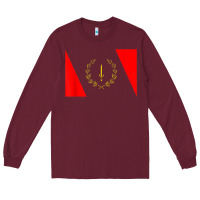 Burgundy african american heritage flag 1967 black history copy Long Sleeve Tee - StudioElite