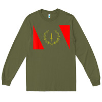 Army Green african american heritage flag 1967 black history copy Long Sleeve Tee - StudioElite
