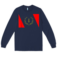 Navy african american heritage flag 1967 black history copy Long Sleeve Tee - StudioElite