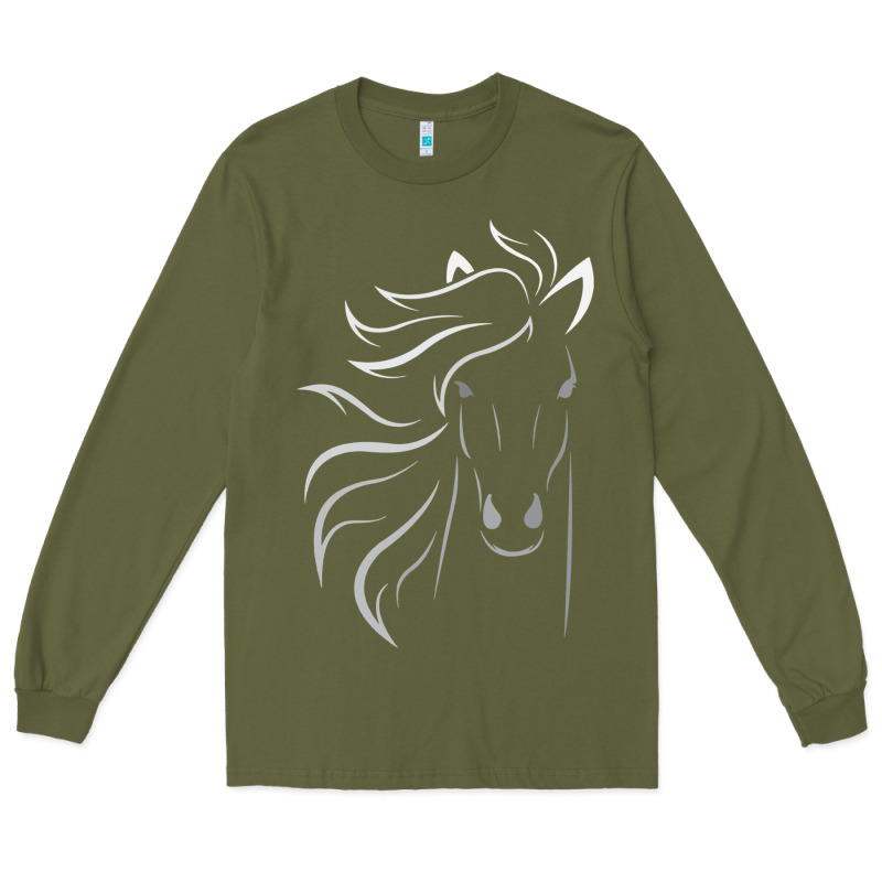 Horse Lover Gifts Long Sleeve Tee by StudioElite | Teevron