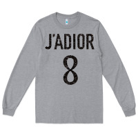 Heather Grey j’adior 8 [tw] Long Sleeve Tee - StudioElite