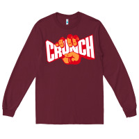 Burgundy the crunch fitness Long Sleeve Tee - StudioElite