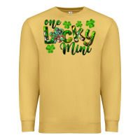 Antique Gold St. Patrick's Day One Lucky Mini Premium Sweatshirt - RanaPortraitStore