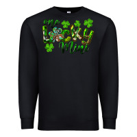 Black St. Patrick's Day One Lucky Mini Premium Sweatshirt - RanaPortraitStore