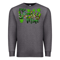 Charcoal Heather St. Patrick's Day One Lucky Mini Premium Sweatshirt - RanaPortraitStore