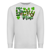Dove Grey St. Patrick's Day One Lucky Mini Premium Sweatshirt - RanaPortraitStore