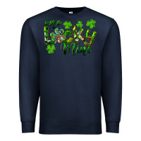 Navy St. Patrick's Day One Lucky Mini Premium Sweatshirt - RanaPortraitStore