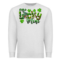 Oatmeal Heather St. Patrick's Day One Lucky Mini Premium Sweatshirt - RanaPortraitStore