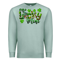 Seafoam St. Patrick's Day One Lucky Mini Premium Sweatshirt - RanaPortraitStore