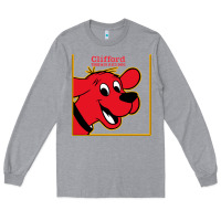 Heather Grey clifford the big red dog Long Sleeve Tee - StudioElite