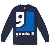 Navy goodwill Long Sleeve Tee - StudioElite