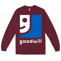 Burgundy goodwill Long Sleeve Tee - StudioElite