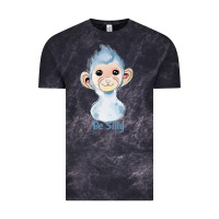 Cloud Black monkey cute animals Vintage Tee - RanaPortraitStore