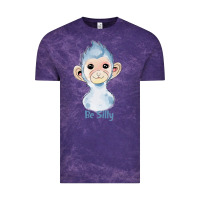 Cloud Purple monkey cute animals Vintage Tee - RanaPortraitStore