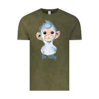 Vintage Olive monkey cute animals Vintage Tee - RanaPortraitStore