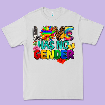 Love Has No Gender Pride Premium Tee Designed By Fadigitalartstudio