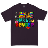 Plum love has no gender pride Premium Tee - FaDigitalArtStudio