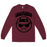 Burgundy LOWRIDER T SHIRT Long Sleeve Tee - StudioElite