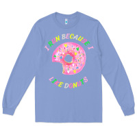 Colony Blue i run because i like donuts Long Sleeve Tee - StudioElite