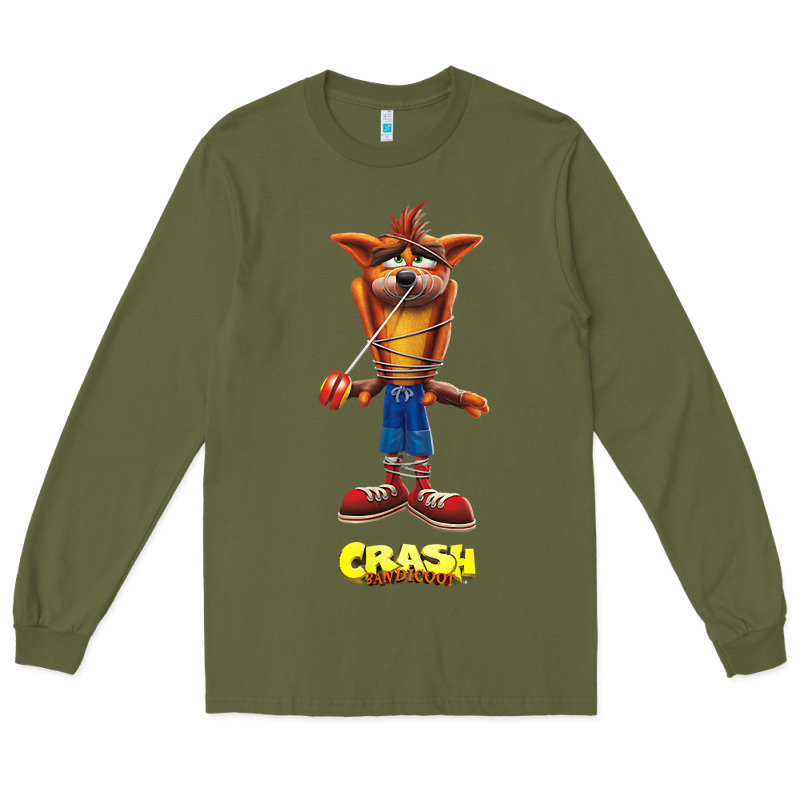 Crash Bandicoot  Yo Yo Long Sleeve Tee by StudioElite | Teevron