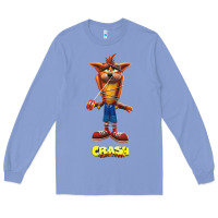 Colony Blue Crash Bandicoot  Yo Yo Long Sleeve Tee - StudioElite