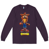 Plum Crash Bandicoot  Yo Yo Long Sleeve Tee - StudioElite