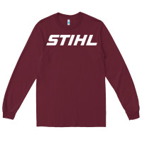 Burgundy stihl Long Sleeve Tee - StudioElite