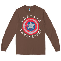 Chestnut Captain Save-A-Hoe Vintage Funny Retro Long Sleeve Tee - StudioElite