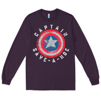 Plum Captain Save-A-Hoe Vintage Funny Retro Long Sleeve Tee - StudioElite