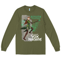 Army Green the legend of vox machina keyleth long sleeve t sh Long Sleeve Tee - StudioElite
