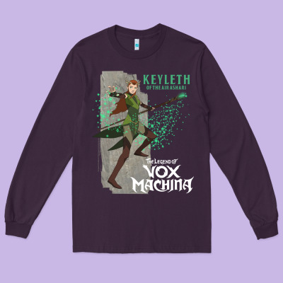 The Legend Of Vox Machina Keyleth Long Sleeve T Sh Long Sleeve Tee Designed By Studioelite