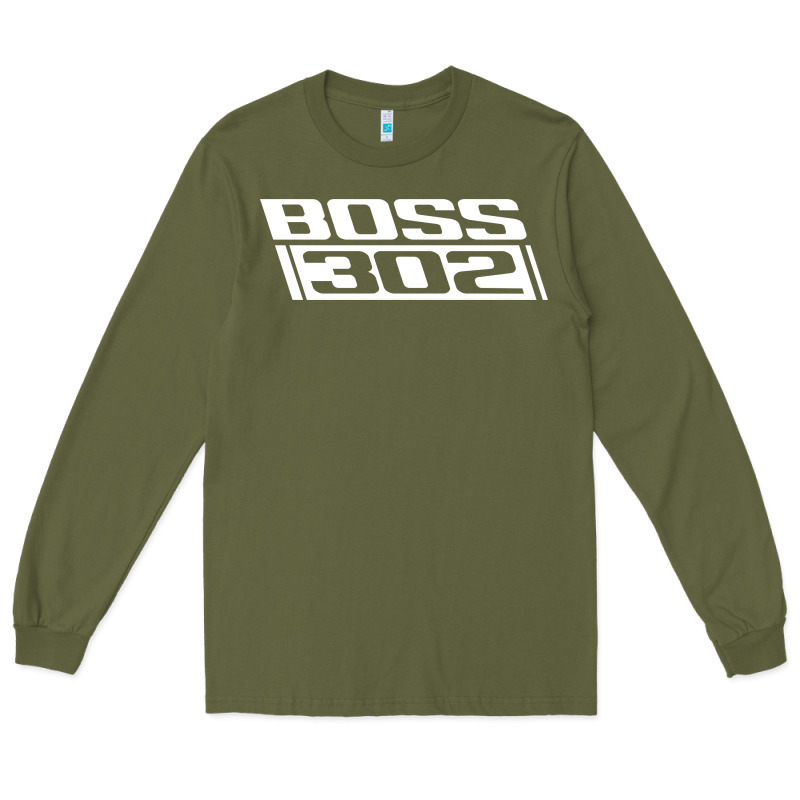 Boss 302 (white) Long Sleeve Tee by StudioElite | Teevron
