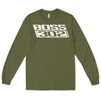 Army Green boss 302 (white) Long Sleeve Tee - StudioElite