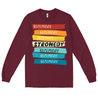 Burgundy stromedy Long Sleeve Tee - StudioElite
