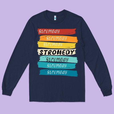 Stromedy Long Sleeve Tee Designed By Studioelite