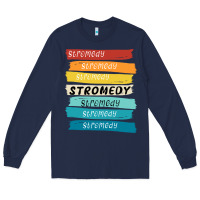 Navy stromedy Long Sleeve Tee - StudioElite