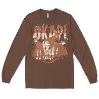 Chestnut okapi t  shirt wildlife okapi lover africa safari zoo animal okapi t Long Sleeve Tee - StudioElite