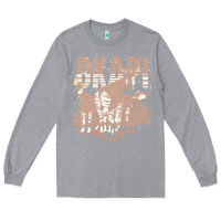 Heather Grey okapi t  shirt wildlife okapi lover africa safari zoo animal okapi t Long Sleeve Tee - StudioElite