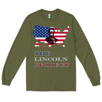 Army Green the lincoln project save usa abraham lincoln american flag t shirt Long Sleeve Tee - StudioElite