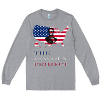 Heather Grey the lincoln project save usa abraham lincoln american flag t shirt Long Sleeve Tee - StudioElite