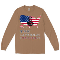 Toasted Coconut the lincoln project save usa abraham lincoln american flag t shirt Long Sleeve Tee - StudioElite
